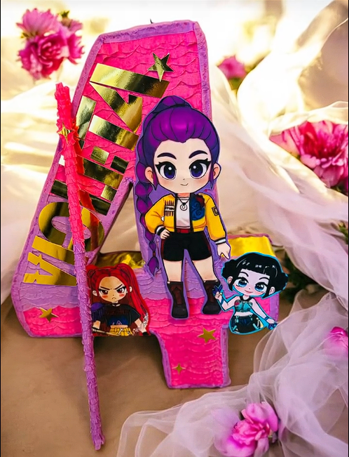 Piñata Tradicional Personalizada — Tu Diseño en el Frente | VeraniArts