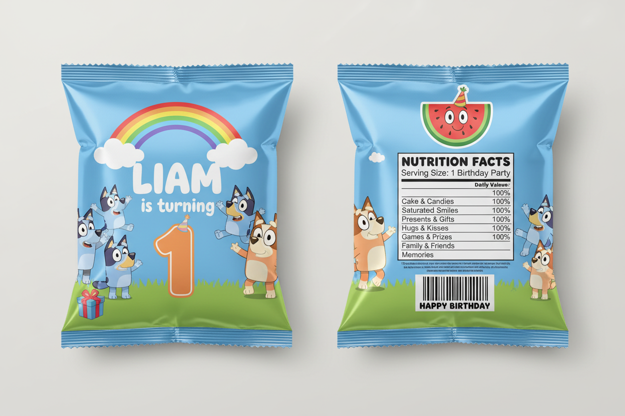 Bolsita Snack Bluey
