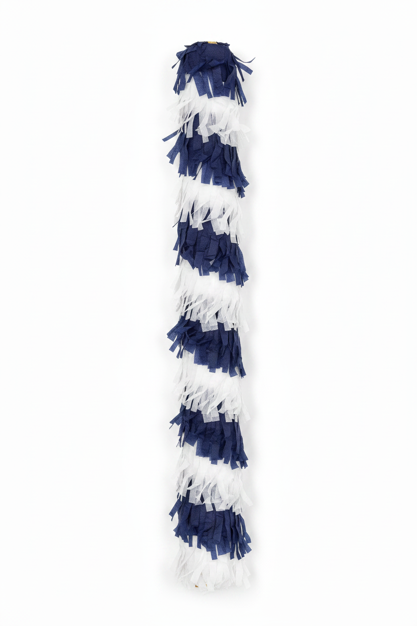 Palo Piñatero Vertical - Azul Marino y Blanco