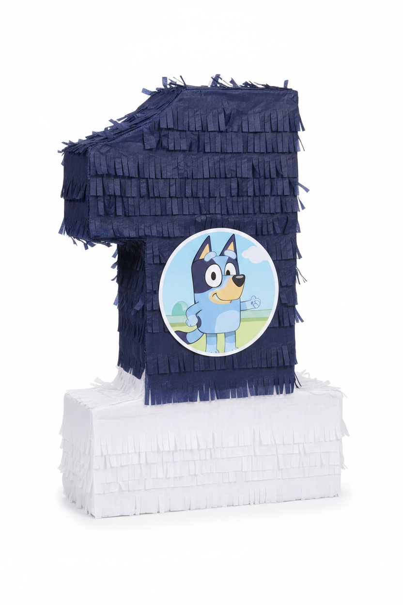 Piñata Número 1 Bluey