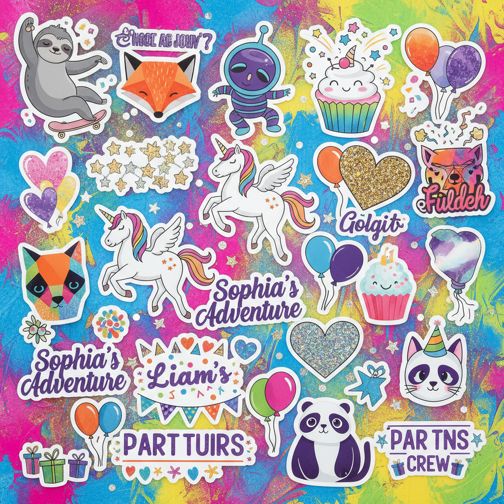 Stickers Personalizados WOW